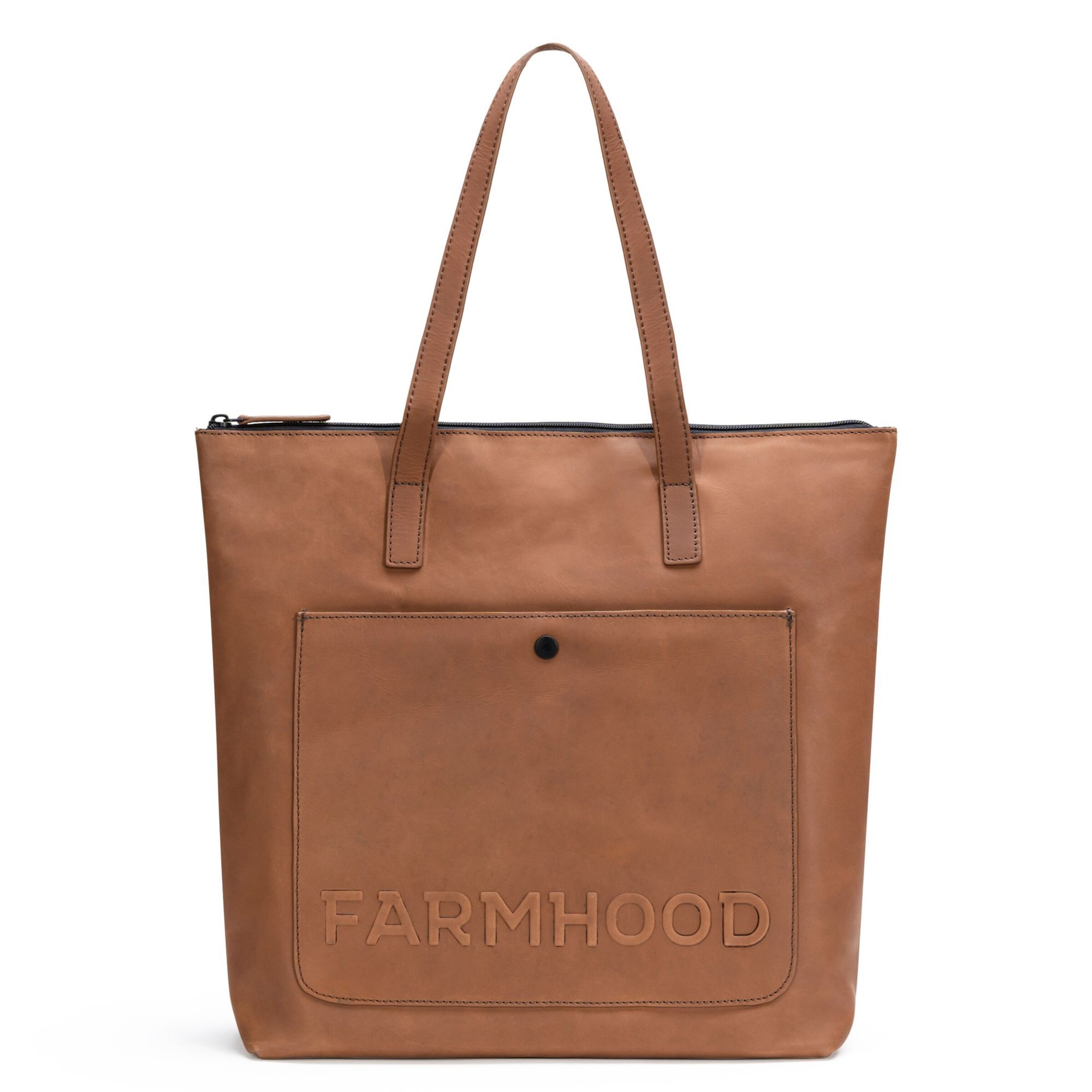 Farmhood Shopper in Brown: front