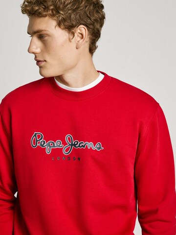 Pepe Jeans Sweatshirt 'Duke' in Rot