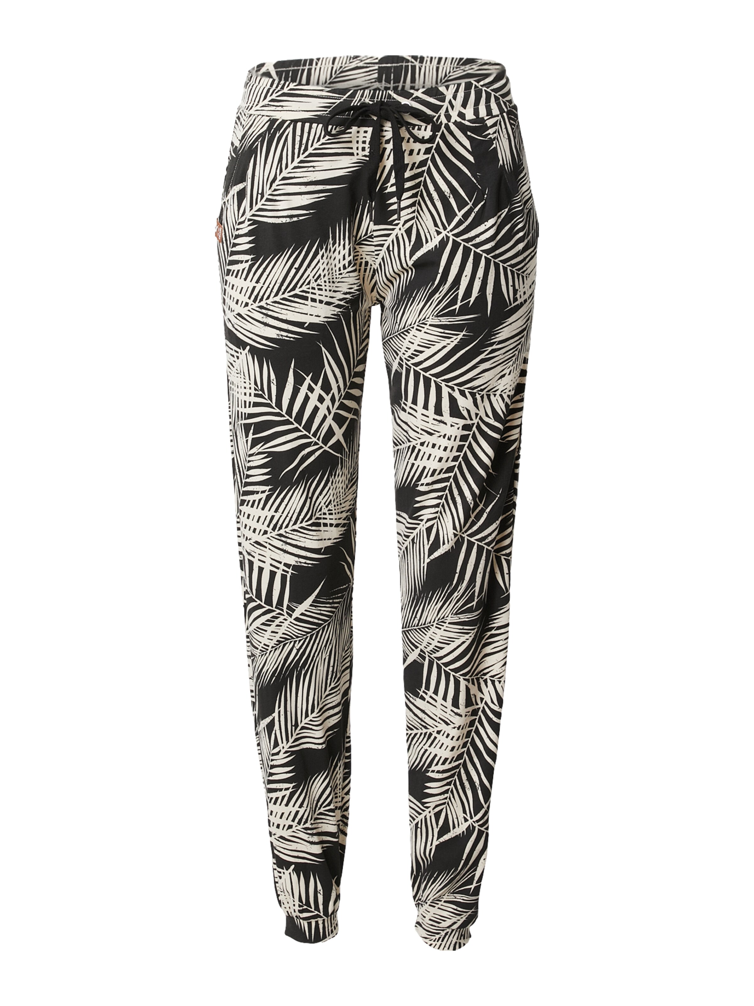 IriedailyTapered Hlače 'La Palma' - crna boja: prednji dio