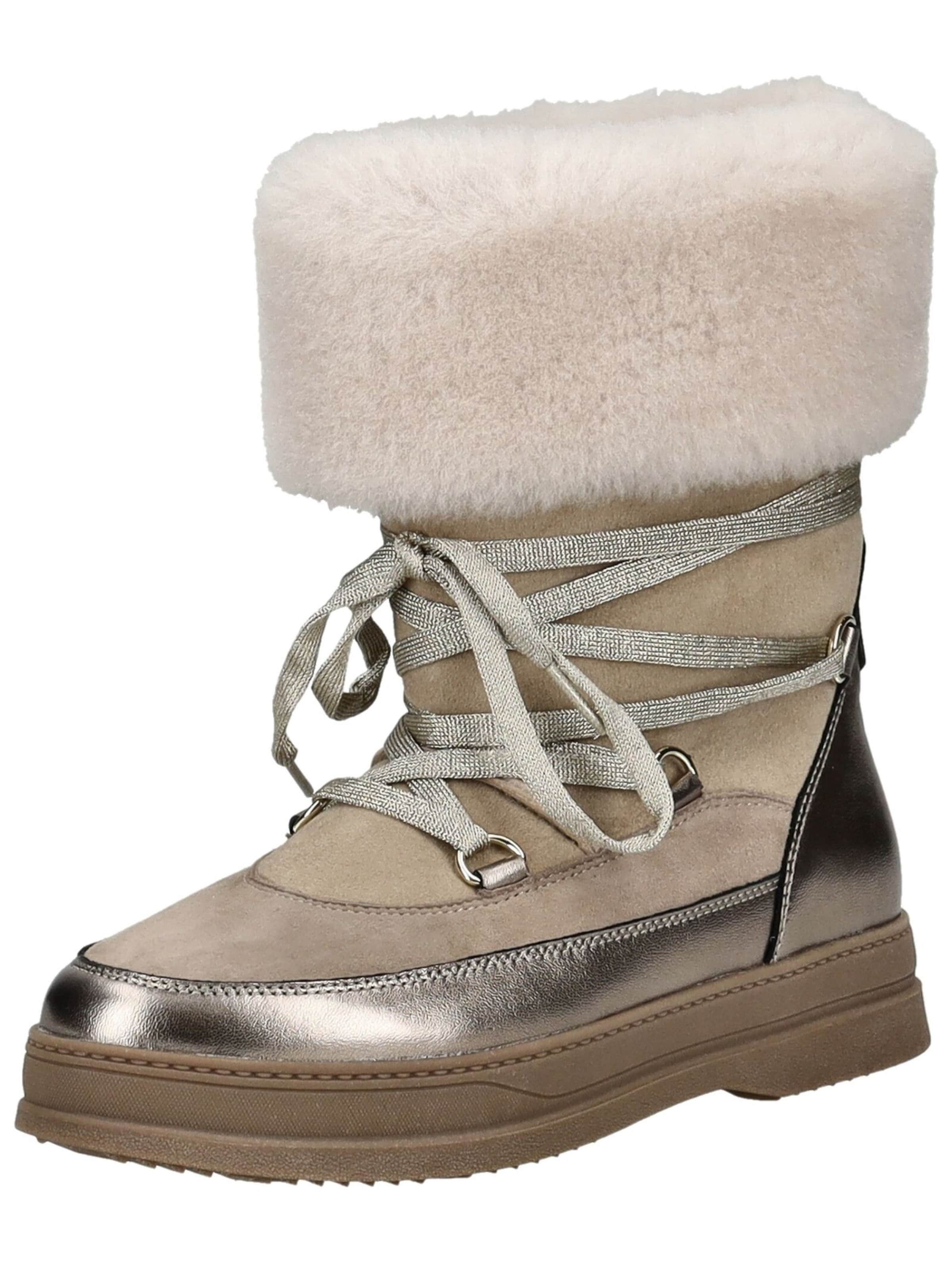 PETER KAISER - Botas de neve em bege: frente