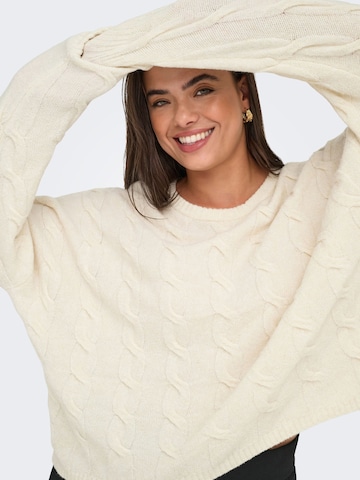 Pull-over 'CARJeanett' ONLY Carmakoma en beige