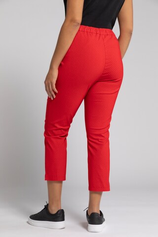 Coupe slim Pantalon Ulla Popken en rouge