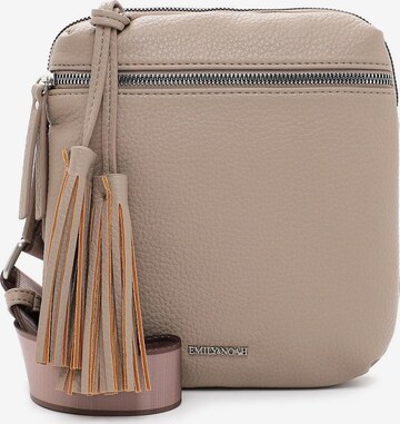 Emily & Noah Crossbody Bag ' Nadine ' in Brown: front