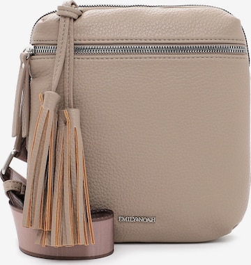 Emily & Noah Crossbody Bag ' Nadine ' in Brown: front