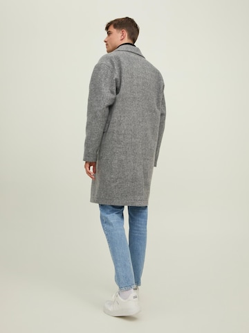 JACK & JONES Between-Seasons Coat 'Slope' in Grey