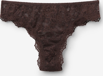 Tezenis Thong in Brown: front