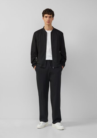 s.Oliver BLACK LABEL Regular Hose in Schwarz