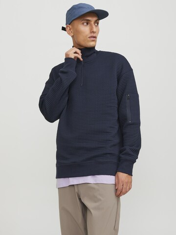 JACK & JONES Sweatshirt in Blue: front