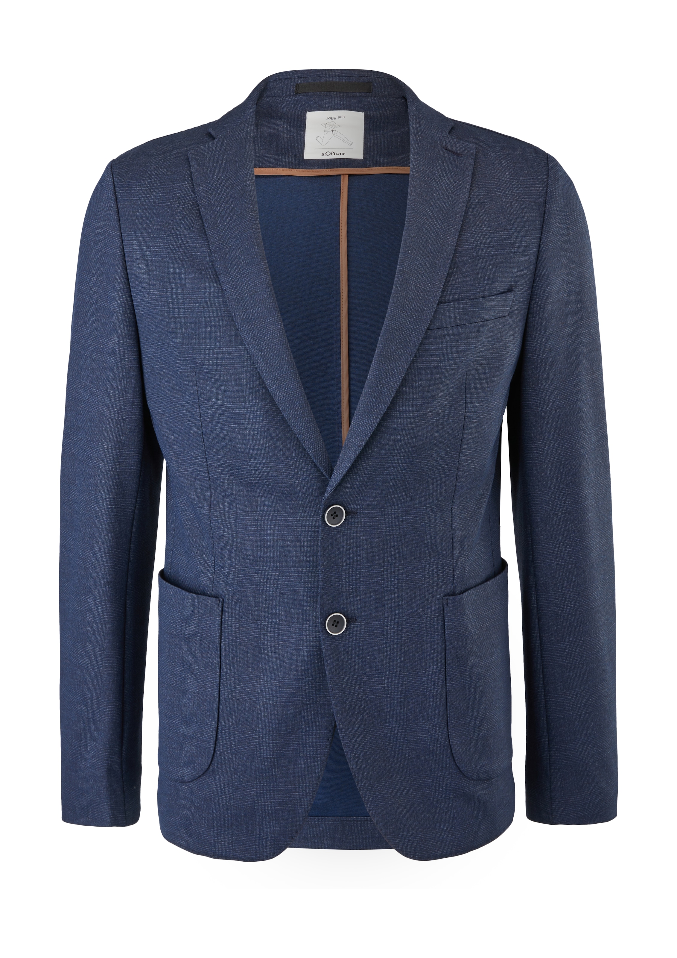 s.Oliver BLACK LABEL Colbert in Blauw: voorkant