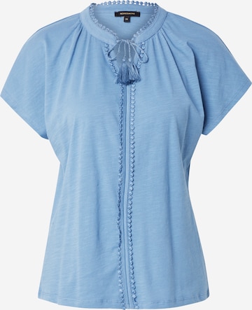 Tricou de la MORE & MORE pe albastru: față