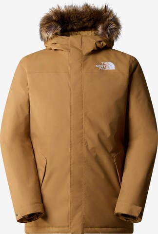 THE NORTH FACE Regular fit Winter Jacket 'Zaneck' in Brown: front