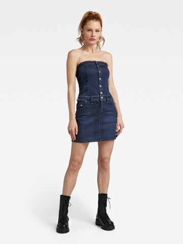 G-Star RAW Jurk in Blauw: voorkant