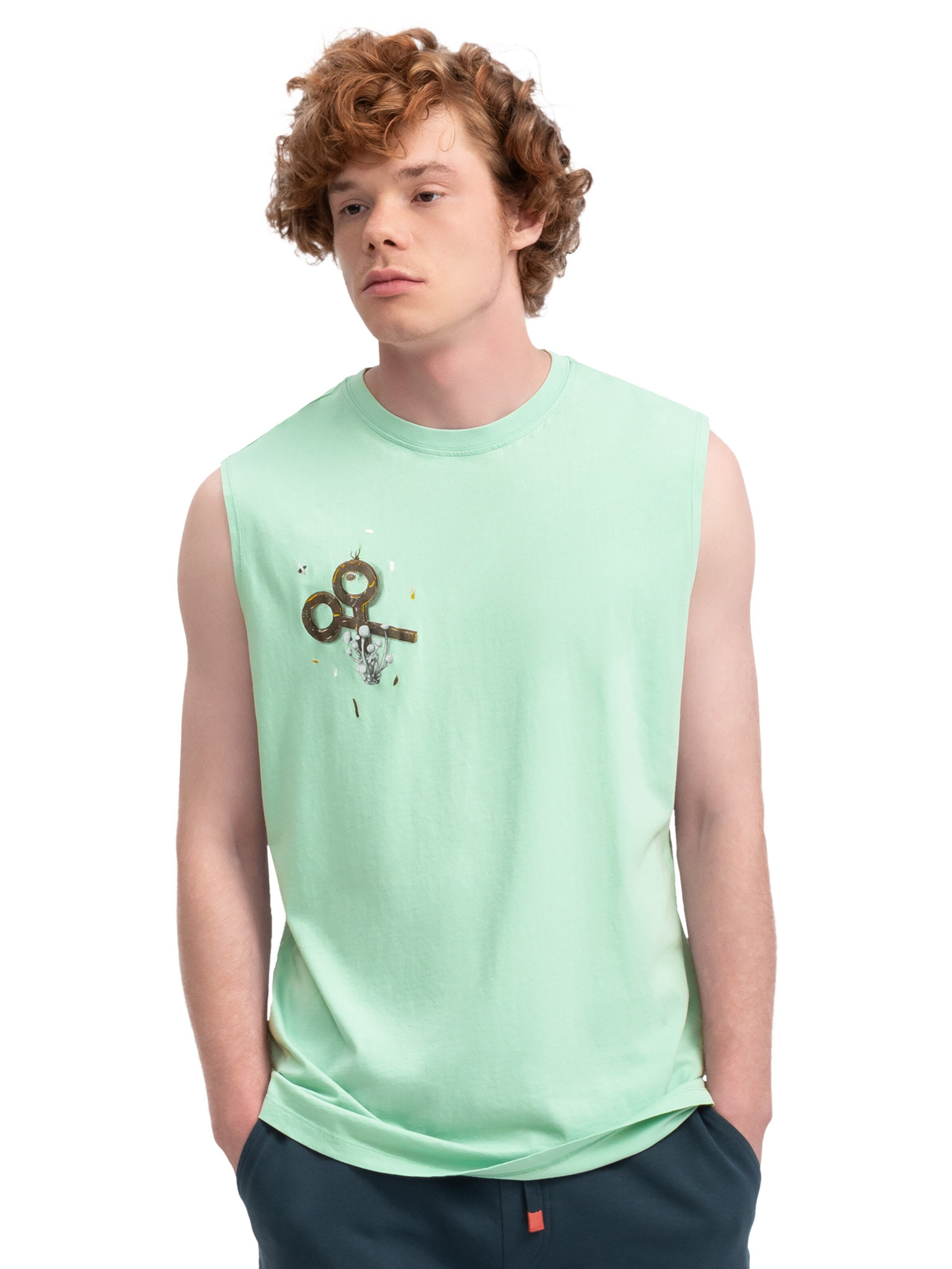 Maglietta 'Storya' di Kaft in verde: frontale