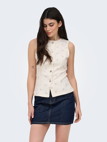 ONLY Vest 'ONLNAOMI' in Beige: front