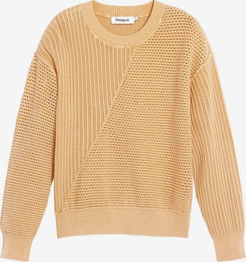 geltona Desigual Megztinis: priekis