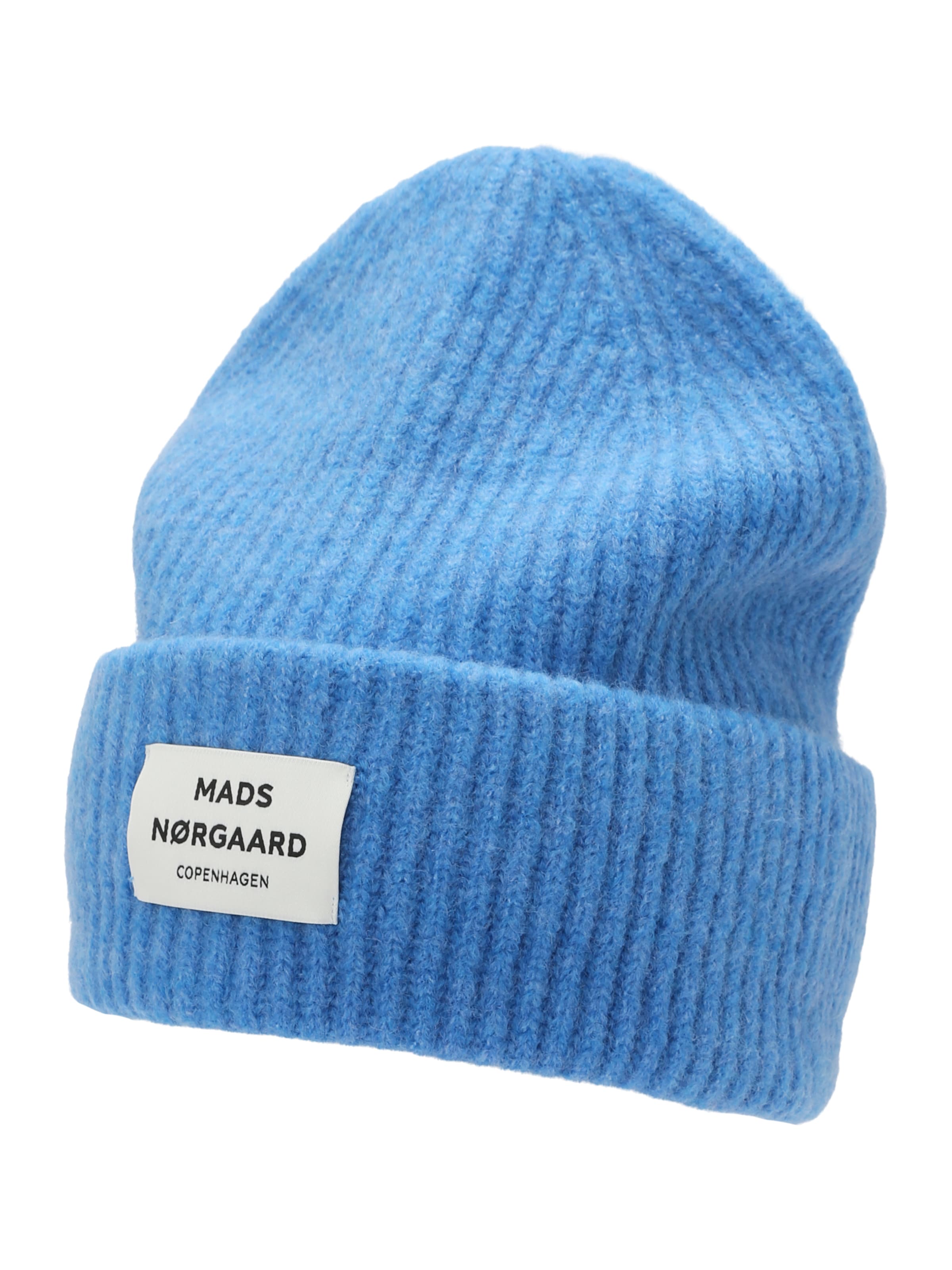 MADS NORGAARD COPENHAGEN Czapka 'Tosca Anju' w kolorze niebieski: przód