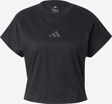 ADIDAS SPORTSWEAR Функциональная футболка 'ALL SZN' в Черный: спереди