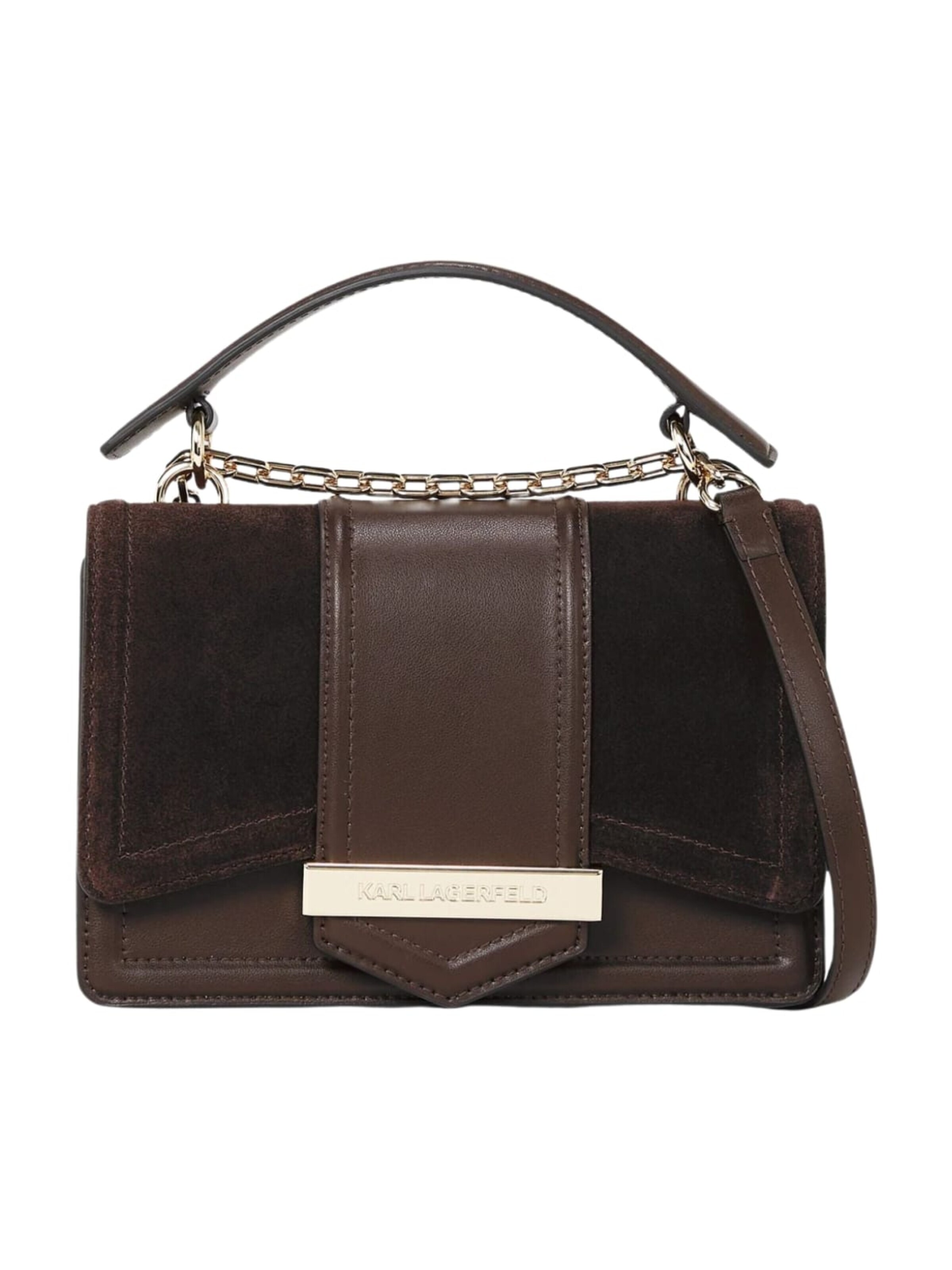Sacs à main 'Karl Lagerfeld Sac Bandoulière A Vision Of The Future Marron' Karl Lagerfeld en marron : devant