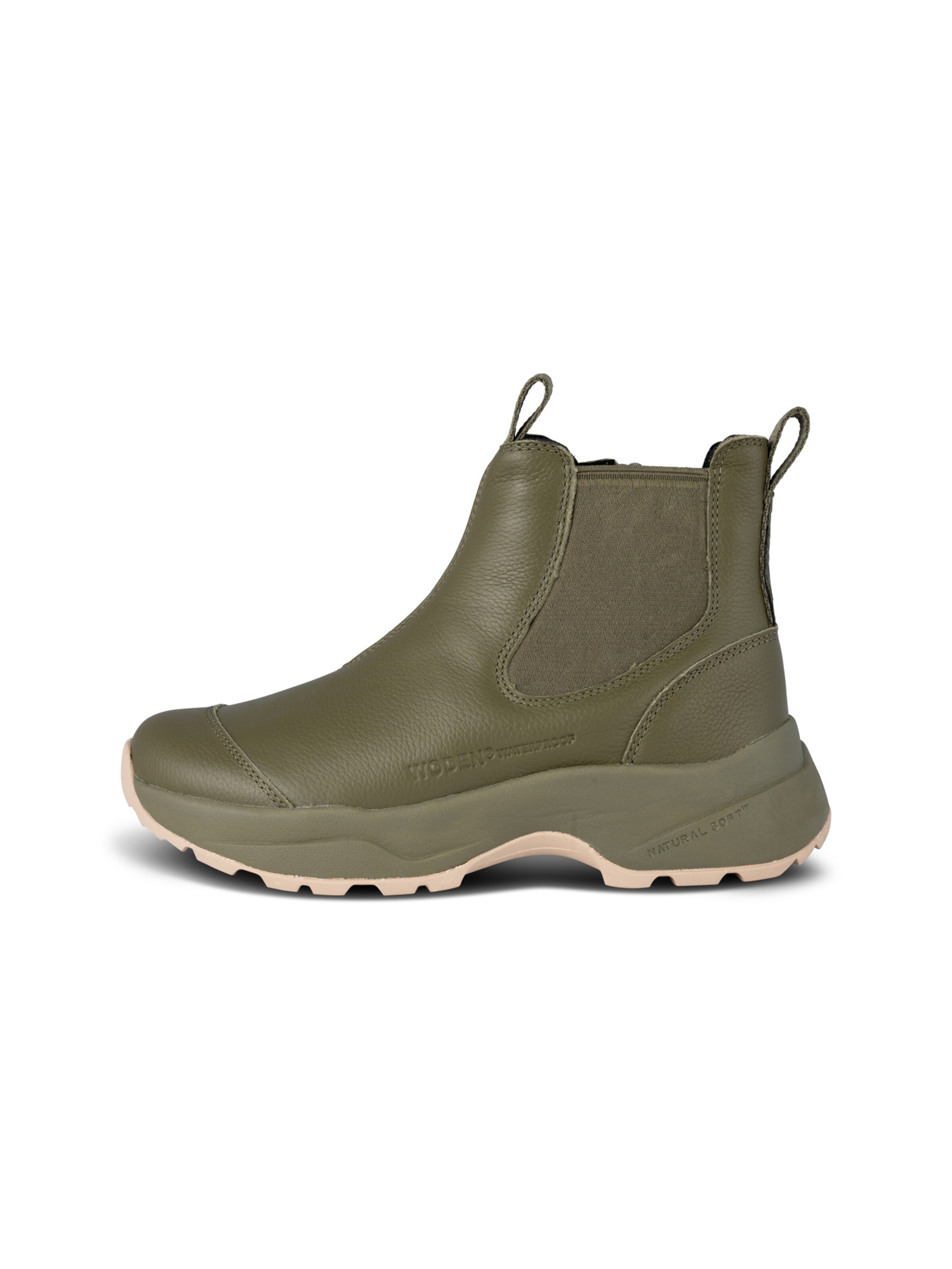 WODEN Chelsea Boots 'Silje' i grøn