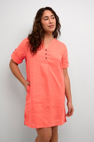 Cream Summer Dress 'Bellis' in Orange: front