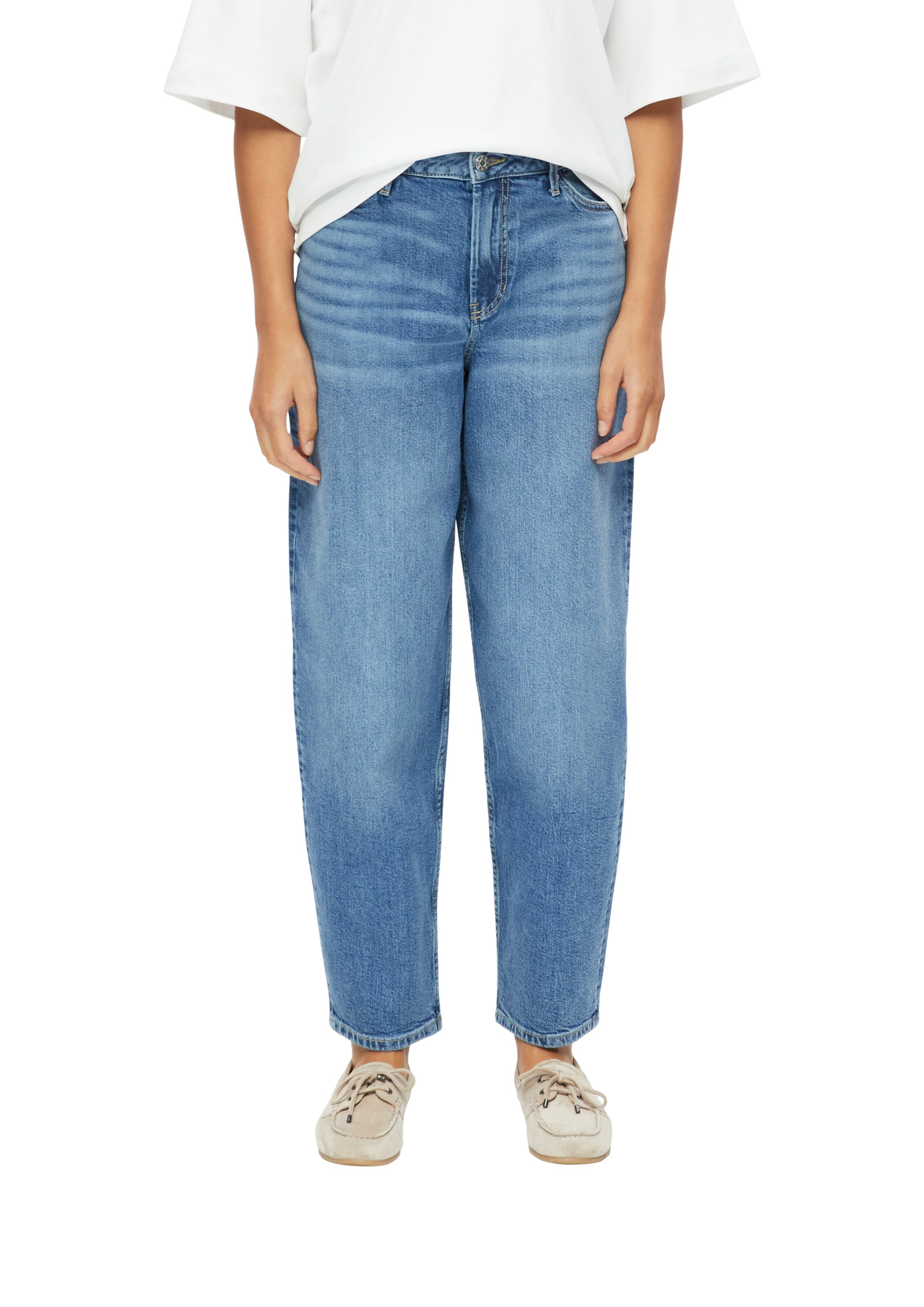s.Oliver Barrel Jeans in Blau: Vorderseite