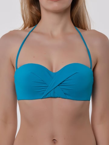 Bikinville Bandeau Bikini 'Iris' i blå