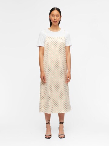 Abito di OBJECT in beige: frontale