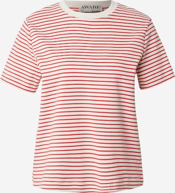 Aware T-Shirt 'AWJADA' in Beige: Vorderseite