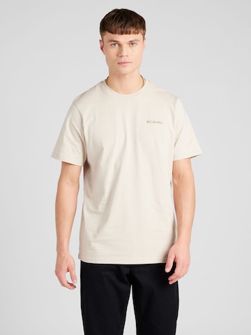 COLUMBIA Funkcionalna majica 'Explorers Canyon' | bež barva