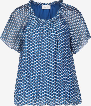 Cartoon Blouse in Blauw: voorkant