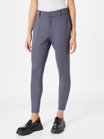 VERO MODA Slim fit Pleated Pants in Blue: front