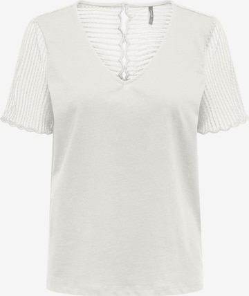 ONLY - Camiseta en blanco: frente