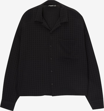 Fit confort Chemise Pull&Bear en noir : devant