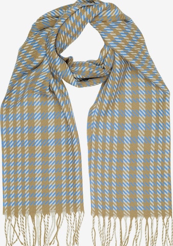 COLLEZIONE ALESSANDRO Scarf 'Inverno' in Blue: front