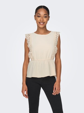 ONLY Bluse 'METTE' in Beige: predná strana