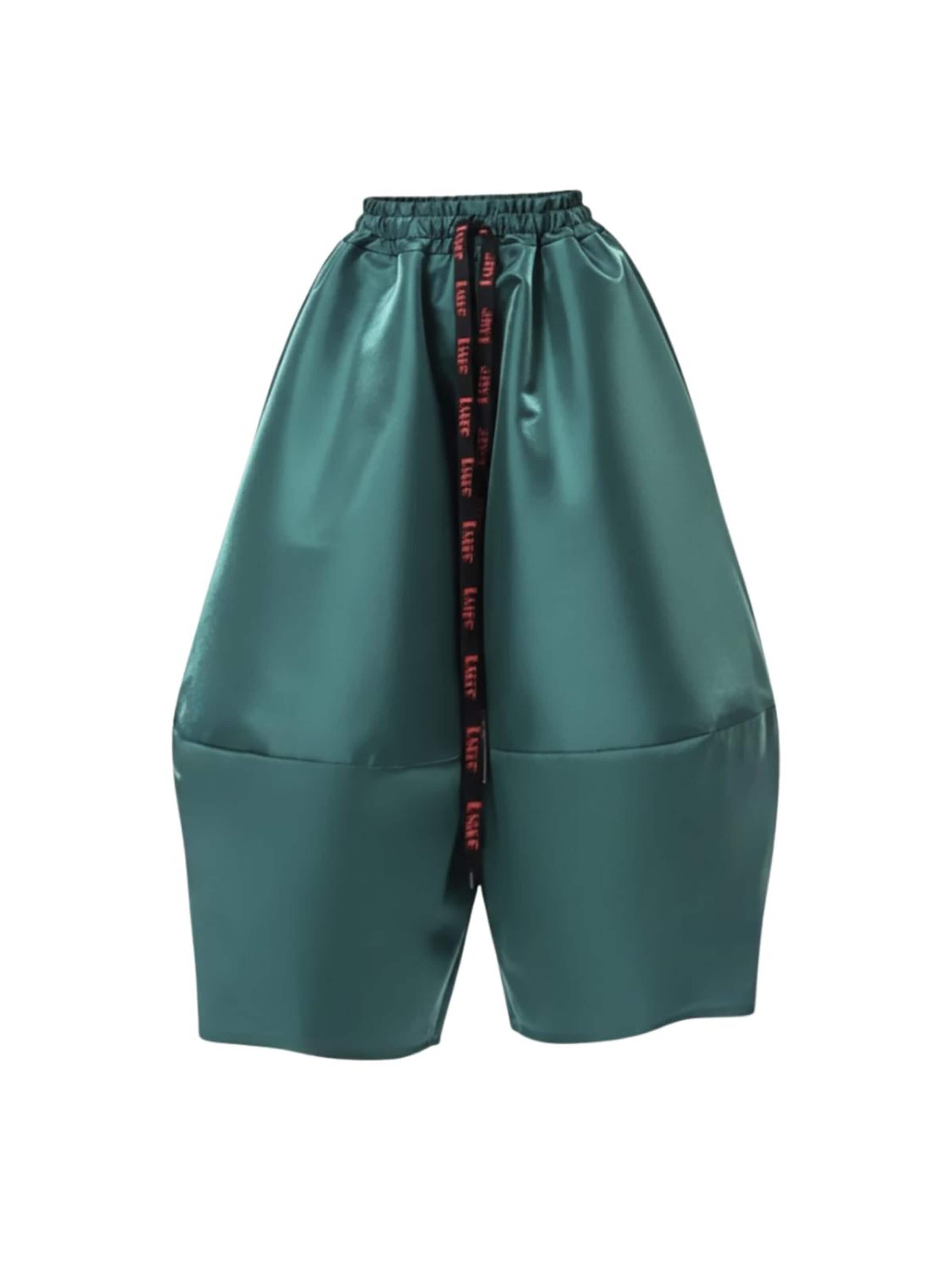 IUnique Wide leg Trousers 'Ballonique' in Green: front
