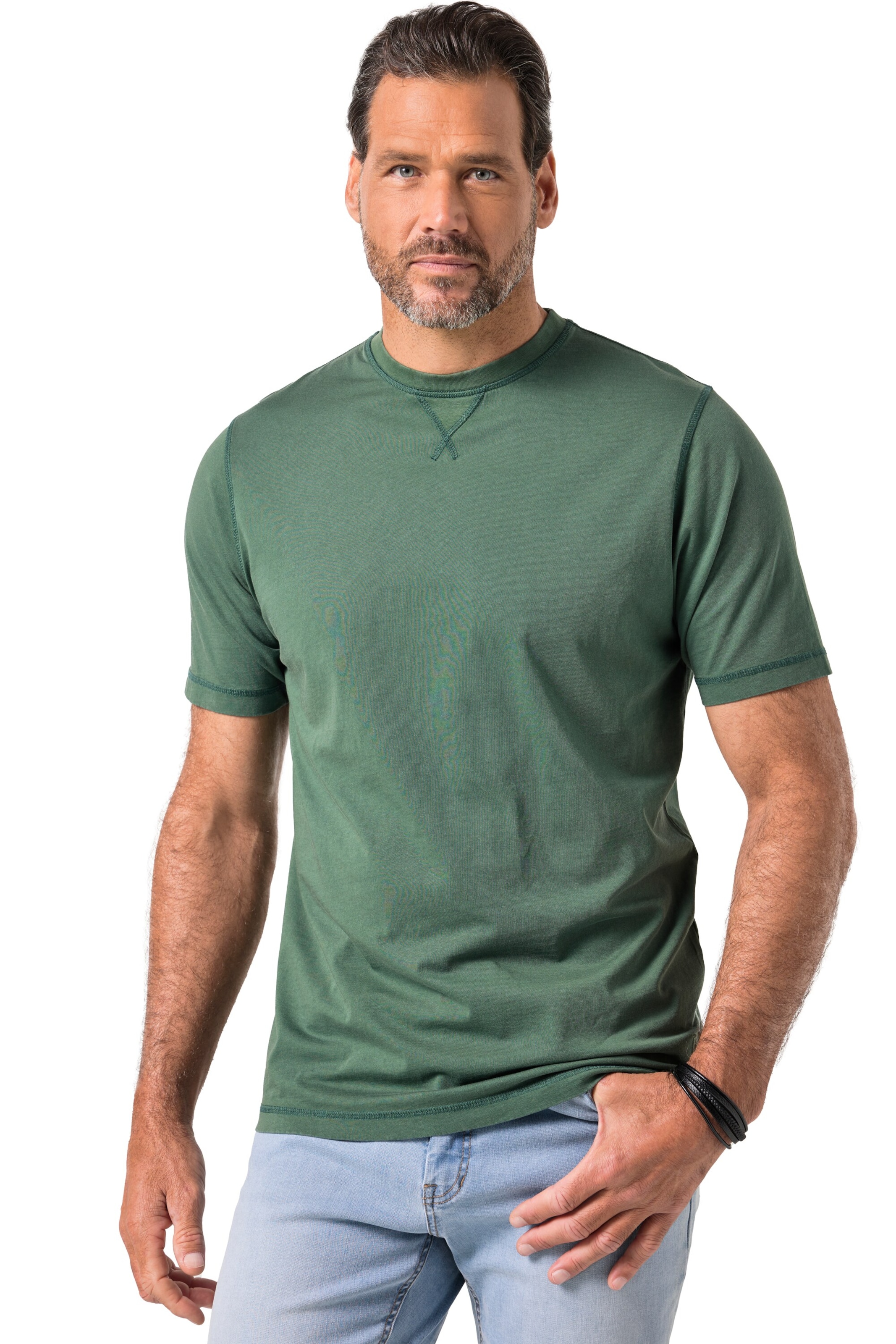 JP1880 T-Shirt in Grün: Vorderseite