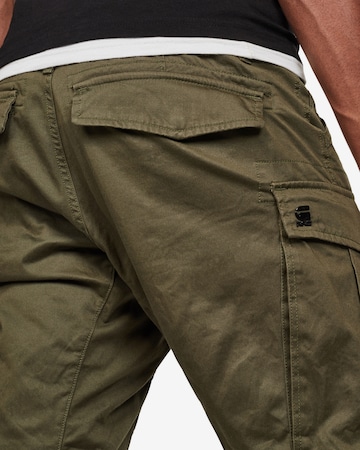 Coupe slim Pantalon cargo 'Rovic' G-Star RAW en vert