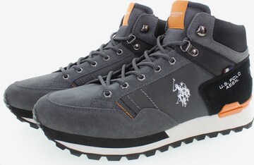 U.S. POLO ASSN. Sneakers hoog 'Aron' in Grijs