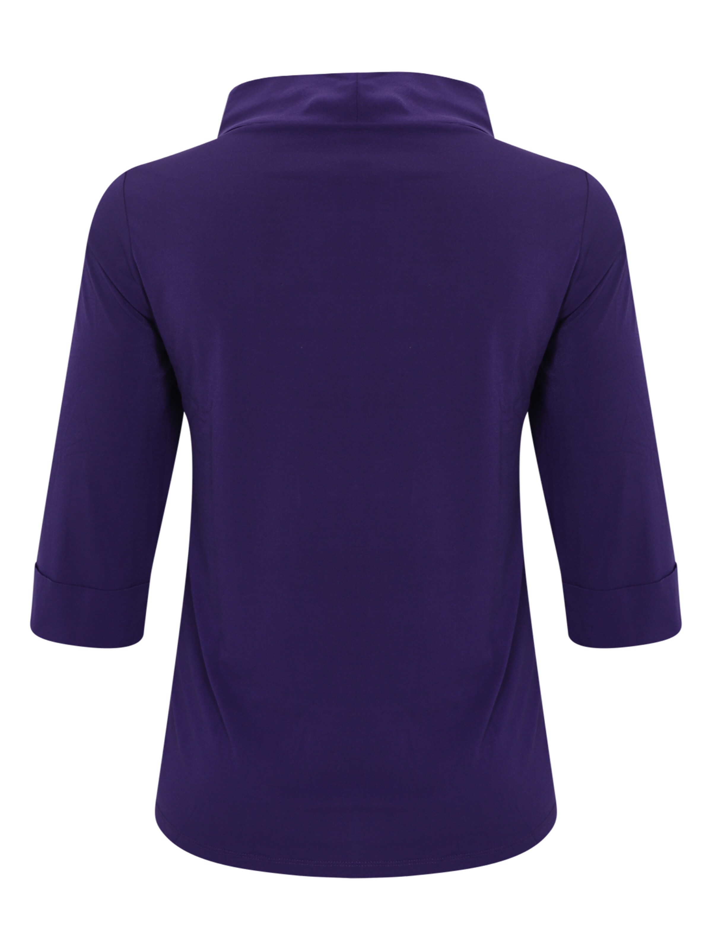 YOEK Shirt ' Dolce ' in Lila: voorkant