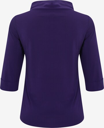 YOEK Shirt ' Dolce ' in Purple: front