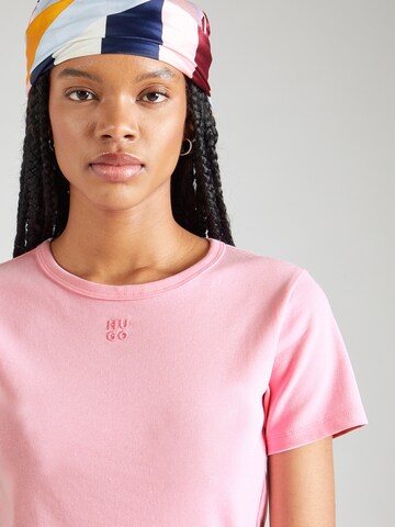 T-shirt 'Deloris' HUGO en rose