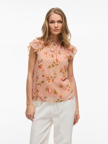 VILA Blouse in Roze: voorkant