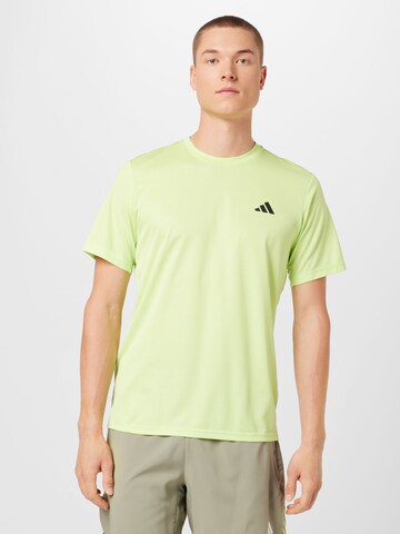 ADIDAS PERFORMANCE Performance Shirt 'Train Essentials ' in Green: front