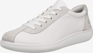 ECCO Sportlicher Schnürschuh 'Soft Zero' in Weiß: Vorderseite