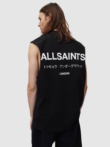 juoda AllSaints Marškinėliai 'UNDERGROUND'