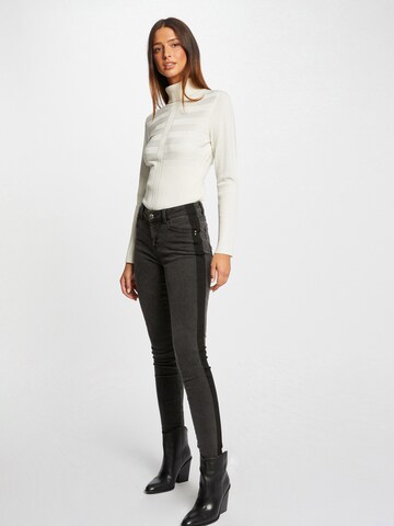 Morgan Skinny Jeans in Grau