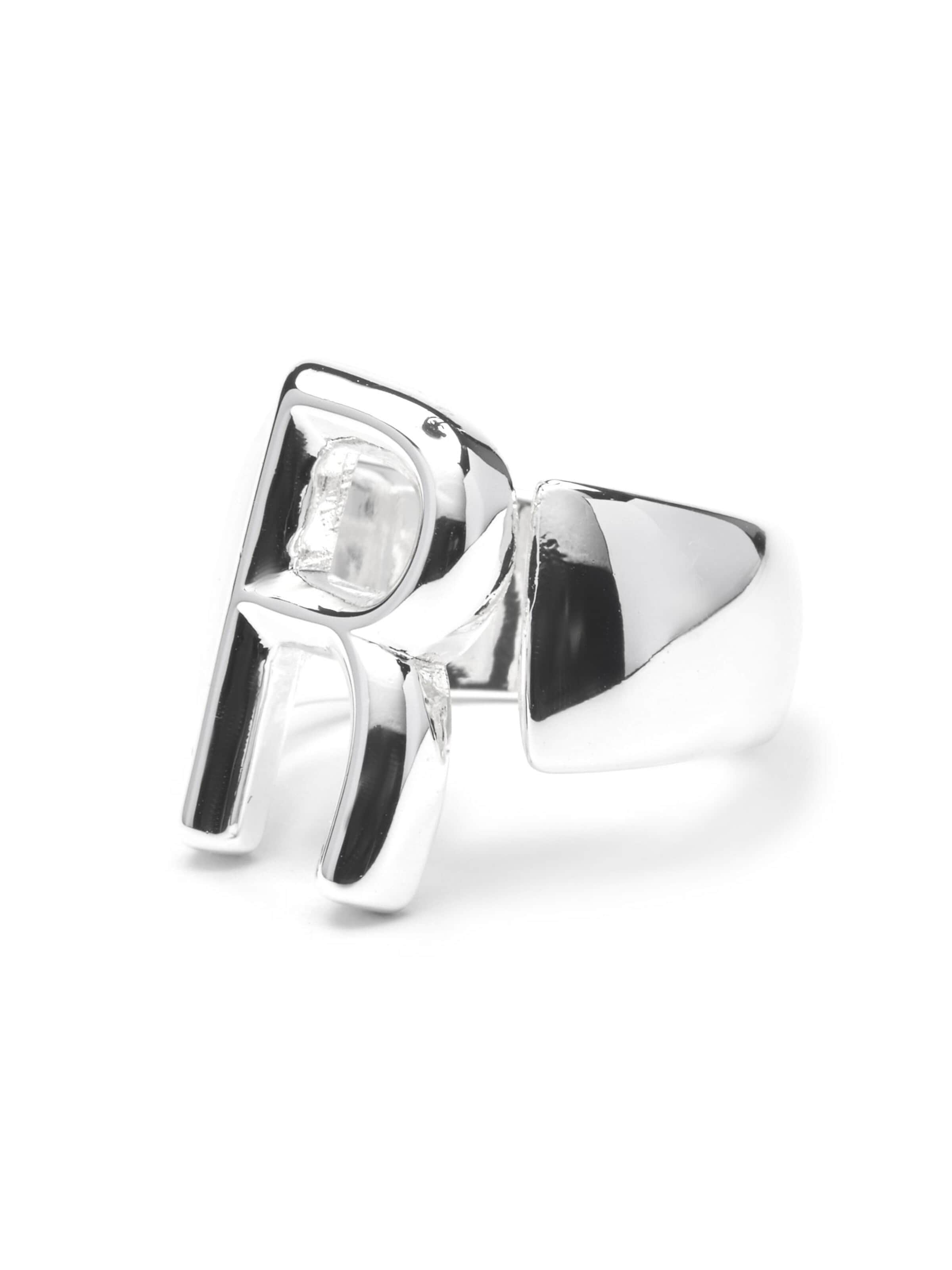 Luxenter Ring 'Alphabet R' i silver