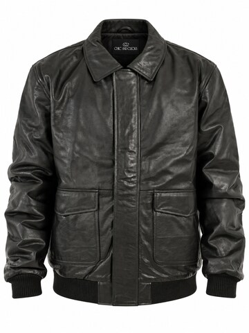 Giacca di mezza stagione 'Classic Bomber' di Chic and Clicks in nero: frontale