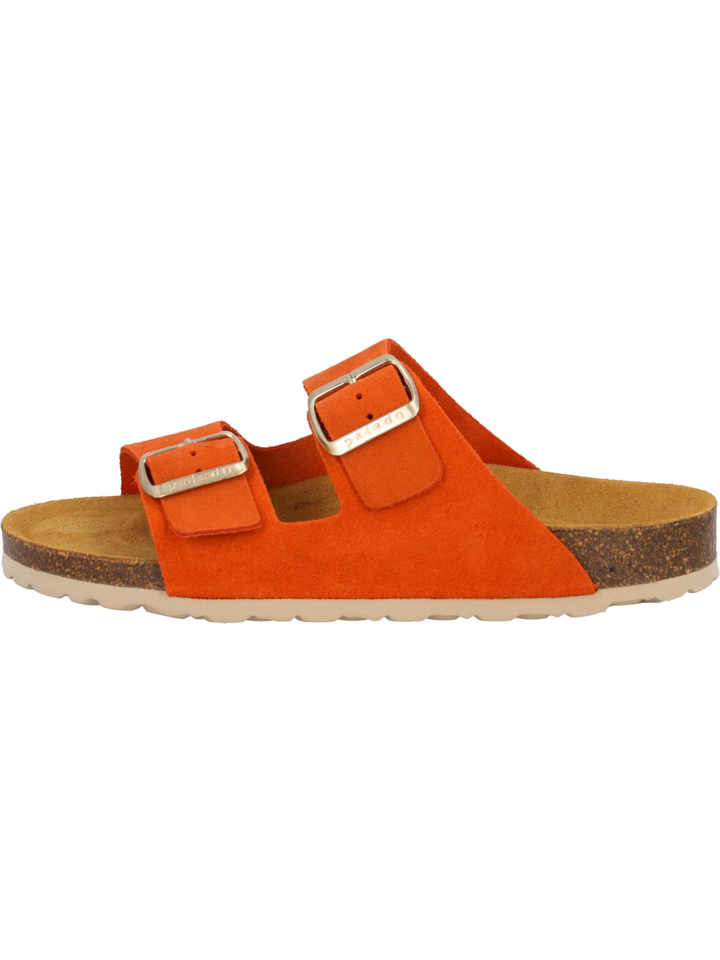 Palado Pantolette 'Palado Korfu Suede Premium Leather'‌‌‌‌‌‌‌‌‌ in Orange